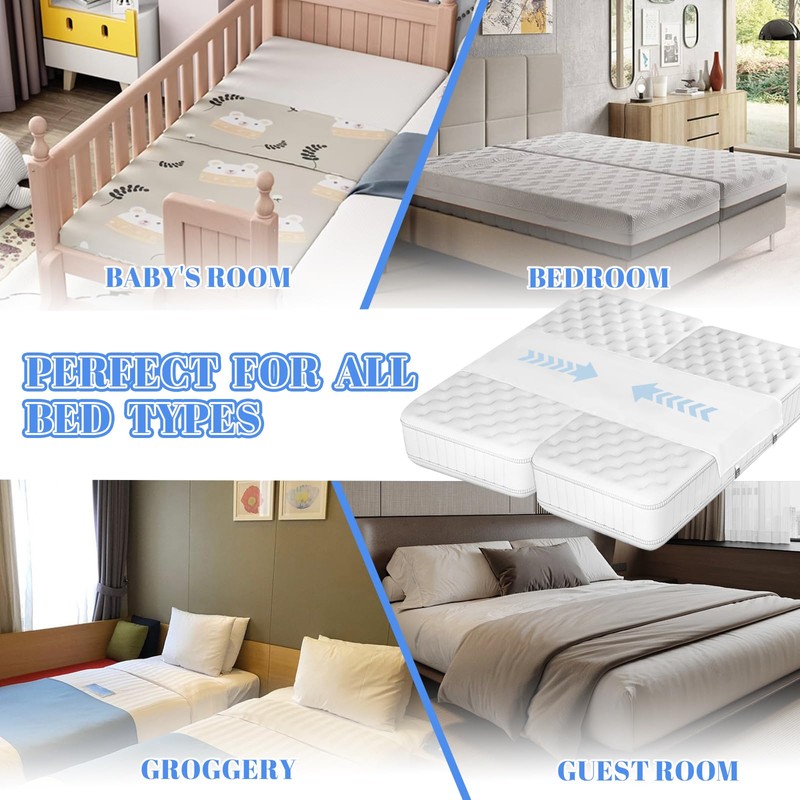 NOSONUS Bed Bridge Twin to King,Twin to King Bed Converter