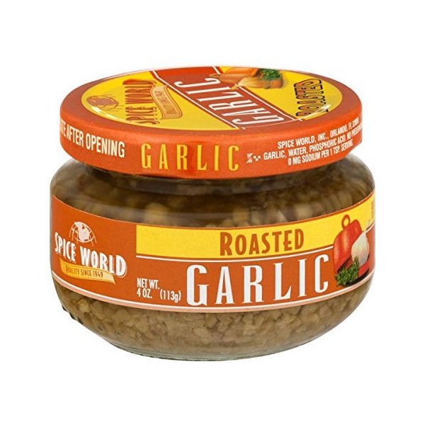 Spice World Roasted Minced Garlic