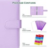 AIMALL A6 PU Leather Binder Cover Binder Pockets Cash Envelope