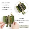 imeetu Key Case, Smart Key Case, Genuine Leather, Includes Carabiner,