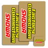 Factory Connection SHOWA Suspension Decals Stickers Fork Shock - Red