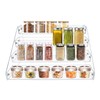 VAEHOLD Acrylic Spice Rack, 4 Tier Clear Spice Rack Organizer