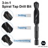 sourcing map 2pcs Combination Drill and Tap Bits Metric M10