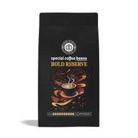 Bold Reserve Coffee Beans, 8.82 oz | Dark & Full-Bodied Roast, Intense Crema & Deep Flavor for a Powerful Espresso Experience