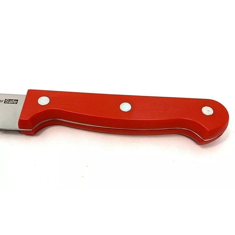 GINSU Kiso 8" Slicer Knife Red Dishwasher Safe Stainless Steel