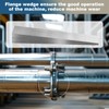 ZOFORTY 8 Pack 1/2 x 3/4 x 4 Inch Flange