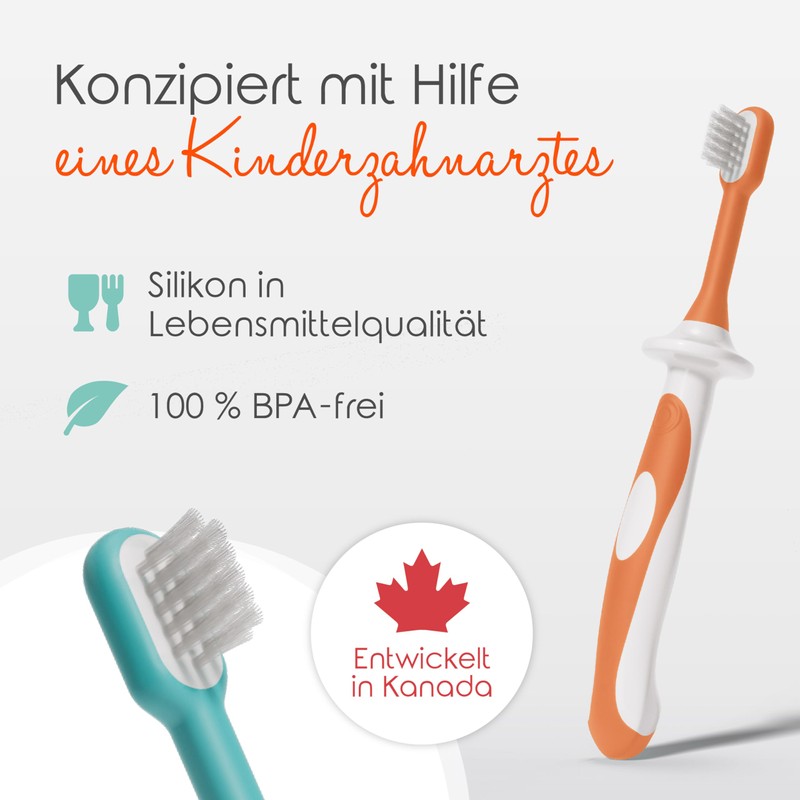 Cherish Baby Care Children's Toothbrush 1-2 Years - BPA-Free Pack