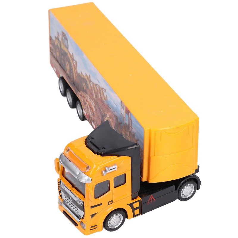 Container Truck Toy Alloy Simulation Mini Child Vehicle Model for