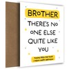 Hey Chimp Funny Brother Birthday Card - No One Else