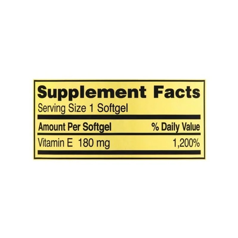 Vitamina E 500 Capsulas Antioxidante Imunidad Corazon Eg M18 Sabor