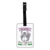 Gift Base Beware Crazy Chinchilla Ladies Optical Luggage Tag with