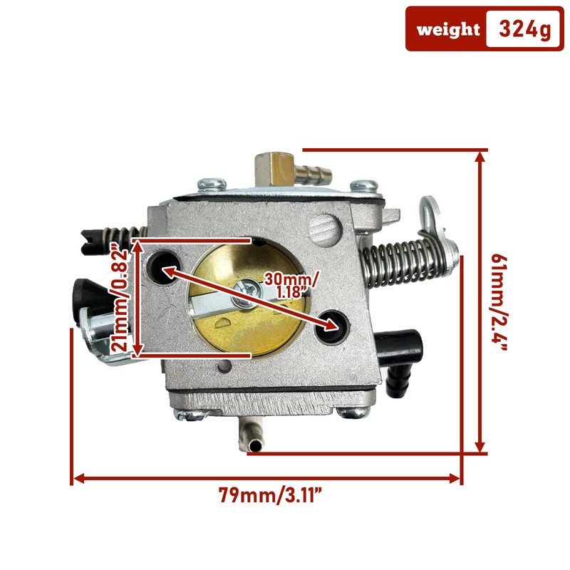 NewJ's Carburetor with Air Filter Tune Up Kit Fit for
