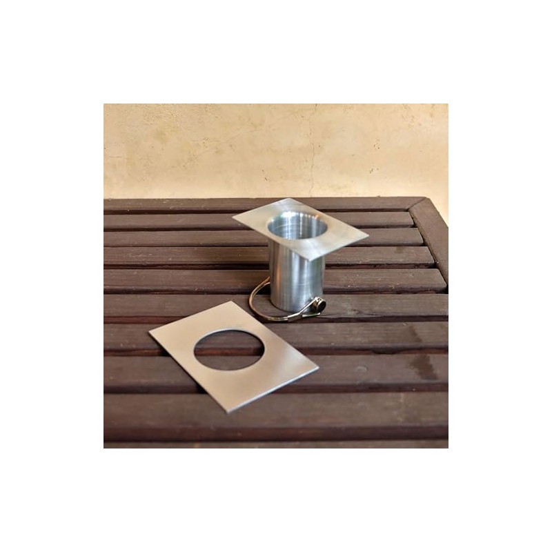 Nutshell Stores Large Link Rain Chain - Aluminum - 14