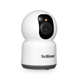 SRIHOME Indoor Surveillance Camera, 4MP WiFi Home Surveillance Camera with Phone App, Night Vision, 2-Way Audio, Privacy, Garden, Baby, Pets and Nanny Monitor