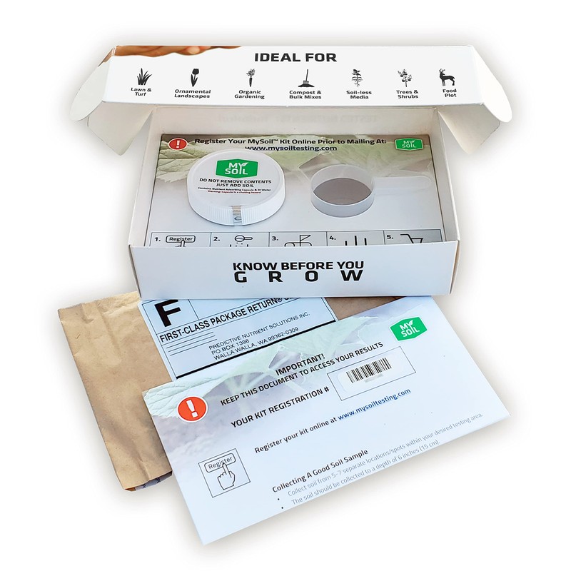 MySoil Soil Test Kit, Unlock Your Lawn & Garden Potential,