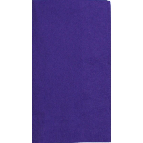 Purple Dinner Napkin, Choice 2-Ply, 15" x 17" - 125/Pack
