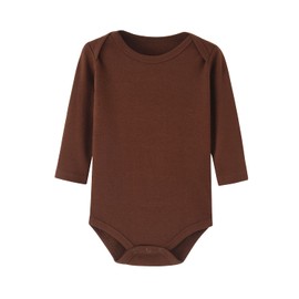Biniduckling Baby Girls' Body 3-Pack Long-Sleeved Plain -