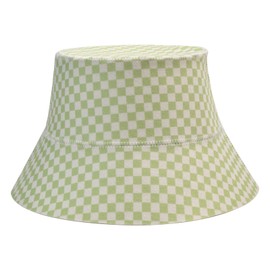 Halsa Sauna Hat, Natural Wool Sauna Hat for Men and Women, Eco-Friendly Insulating Headgear for Spa, Steam Room, Banya, Comfortable, Breathable, Handmade, One Size. Green Checkered