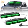 48 LED Flashing Warning Hazard Interior Windshield Visor Traffic Light