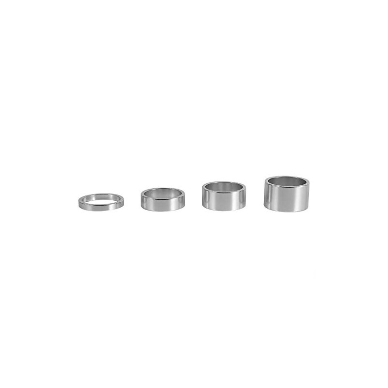 Keenso Bicycle Headset Spacer, 4 Pieces 5 mm / 10
