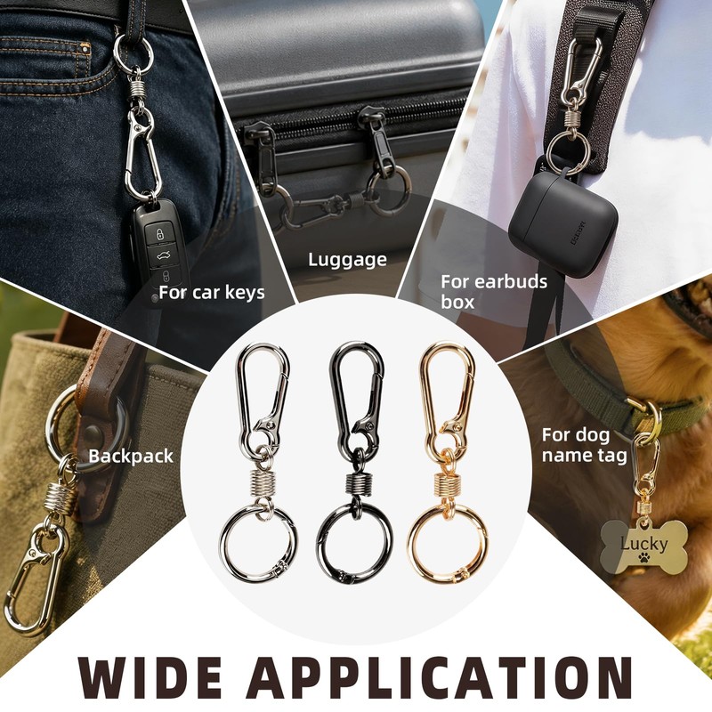 Zipper Clips Anti Theft, 6 Pcs Zipper Locks for Backpacks,