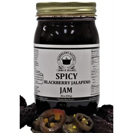 Spicy Blackberry Jalapeno Jam 18 oz