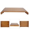 Ornament Base Pine Wood Exquisite Carving Holder Support Craft Desktop