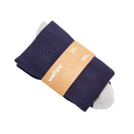 Wellow Knee High Compression Socks for Men & Women | 18-25 mmHg Made with Viscose from Bamboo | Nurses & Pregnancy Support | Relieves Swelling | Regular, MD, Eclipse