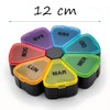 Weekly Pill Box 7 Compartments Round Large 12 cm –