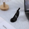 Ezymivs 2Pcs Acrylic Pen Display Stand, Black Acrylic Single Pen