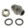 HYXUAN 10AN Turbo Oil Pan/Oil Return Drain Plug Adapter Bung