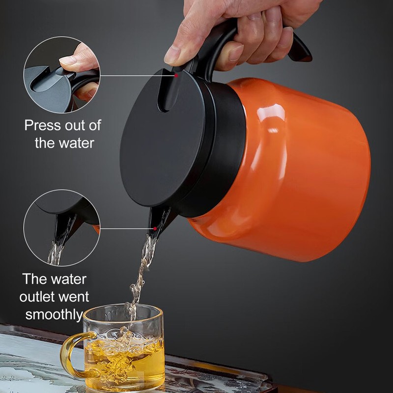 Insulated Teapot 1000ml Tea Water Separation Detachable Thermal Coffee Tea
