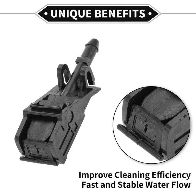 VekAuto 2 Pcs Windshield Washer Nozzle Compatible for VW Bora