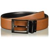 Perry Ellis Portfolio Feather Edge Leather Men's Belt, Reversible with