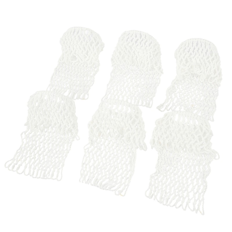 6PCS Billiards Table Net Pocket White Durable Cotton Billiard Pockets
