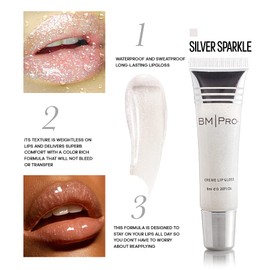 BMPRO Lip Gloss and Lifter Gloss with Moisturizing, Plumping and Hydrating Formulas Available in 20 Shades 0.20fl/oz Clear lip gloss to Suit Your lips Needs and Style
