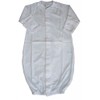 Kissy Kissy Unisex-Baby Basics White Convertible Gown