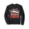 Christmas Peppermint Train Candy Cane Crew Kids Boys Girls Sweatshirt