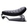 Black Motorcycle Solo Seat Spring With Base For Harley Heritage