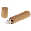 POFET 5pcs 10 ml Natural Bamboo Refillable Empty Essential Oil