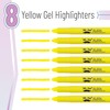 Mr. Pen- No Bleed Gel Bible Highlighters, Yellow, Pack of