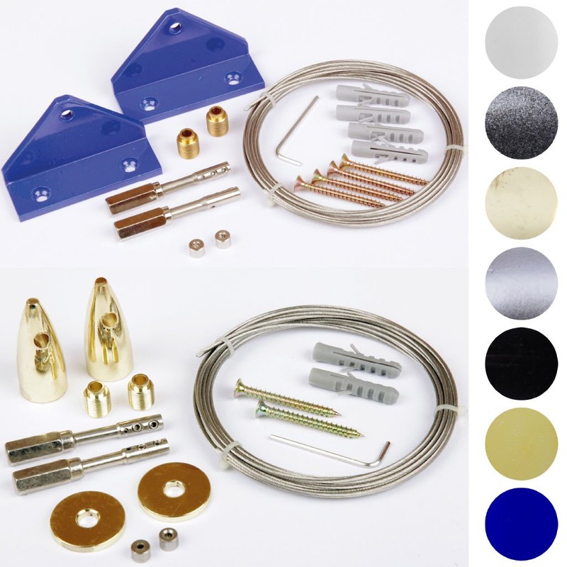 Niro Wire Rope Wall And Ceiling Set, Approx. 5 Metres,