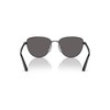 Vogue Eyewear Women's VO4286S Cat Eye Sunglasses, Black/Black Smoke, 56