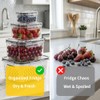 Runhike - Berry keeper Fruit Storage Containers for Fridge with