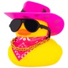 wonuu Car Dashboard Decor Cowboy Hat Rubber Duck, Car Ducks