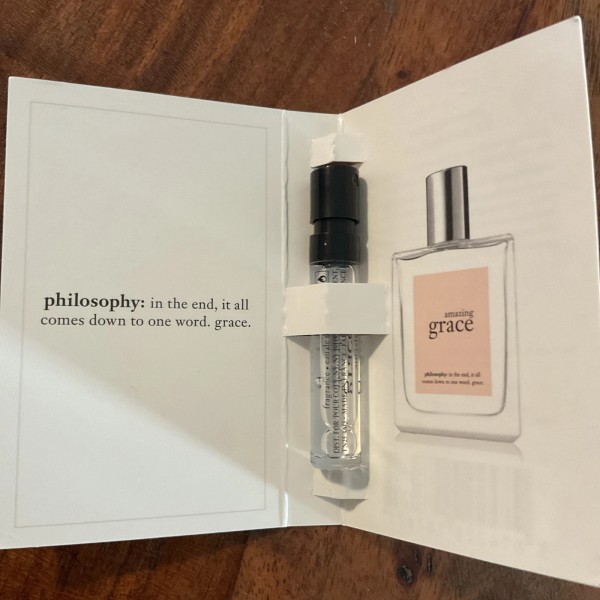 Philosophy Amazing Grace Eau De Toilette Vial Sample 1.2 ml