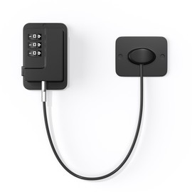 I-EASYDWW Refrigerator Lock, Heavy Duty Fridge Lock, Combination Lock for Refrigerator Cabinets, Child Safety Drawers, Lock, Take Care of Your Family, Easy Install No Keys Needed, (Black-1Pack)