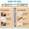 PATIKIL 6 Holes Ring Binder, A5 Notebook 20mm Book Binding