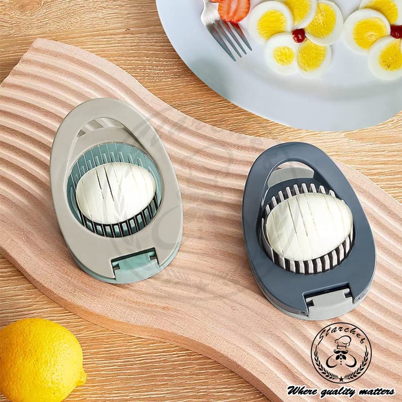 Starchef Stainless Steel Preserved Egg Ham Banana Cutter Slicer, Slice
