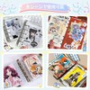 GuoAiDi Sticker Notebook, Hologram Star Pattern, Girls, A7 Size, 6